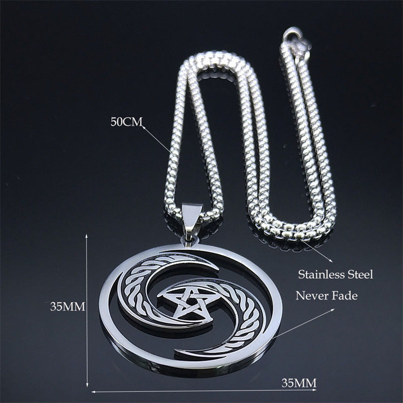 Stainless Steel Pentagram