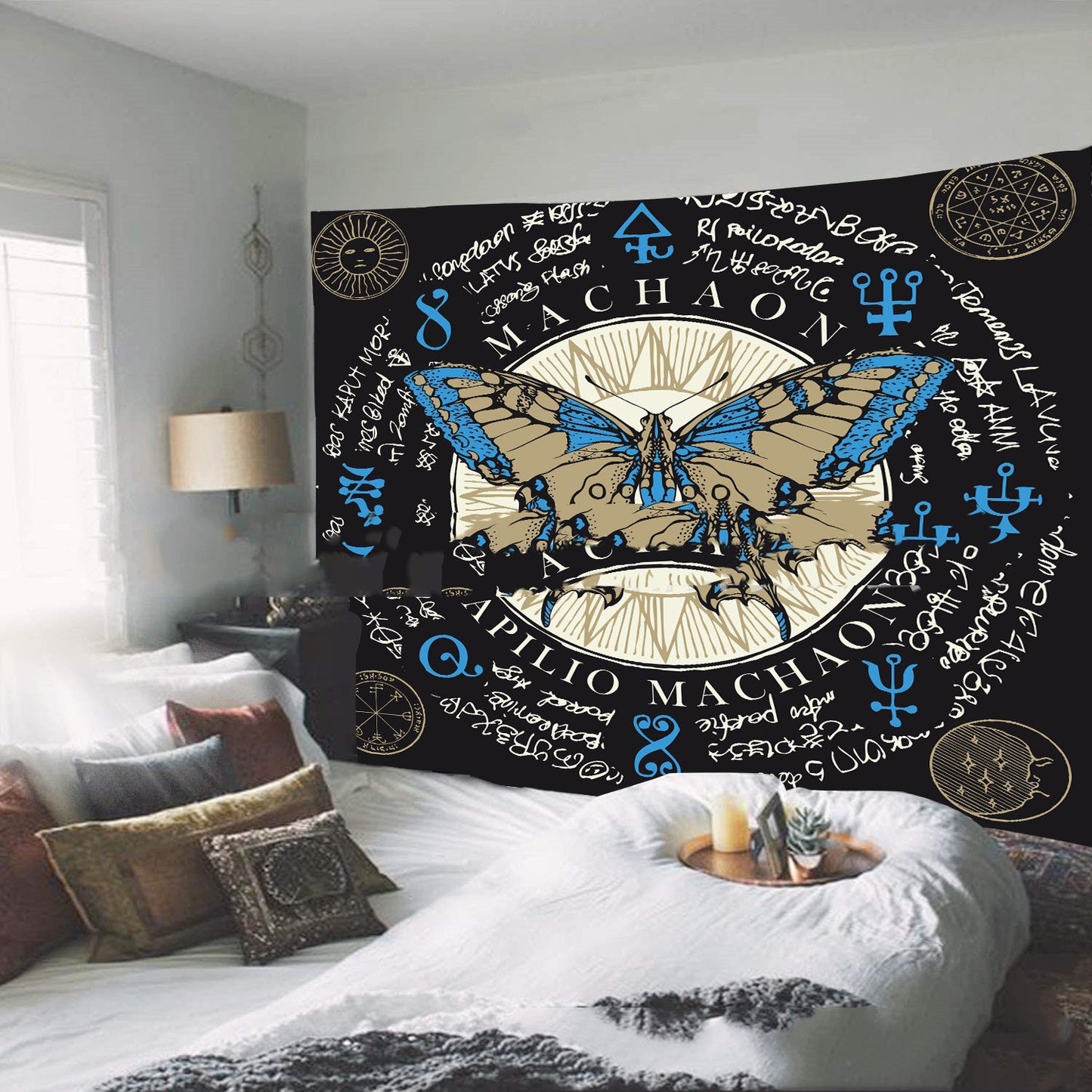 Butterfly Totem Astrology Tapestry