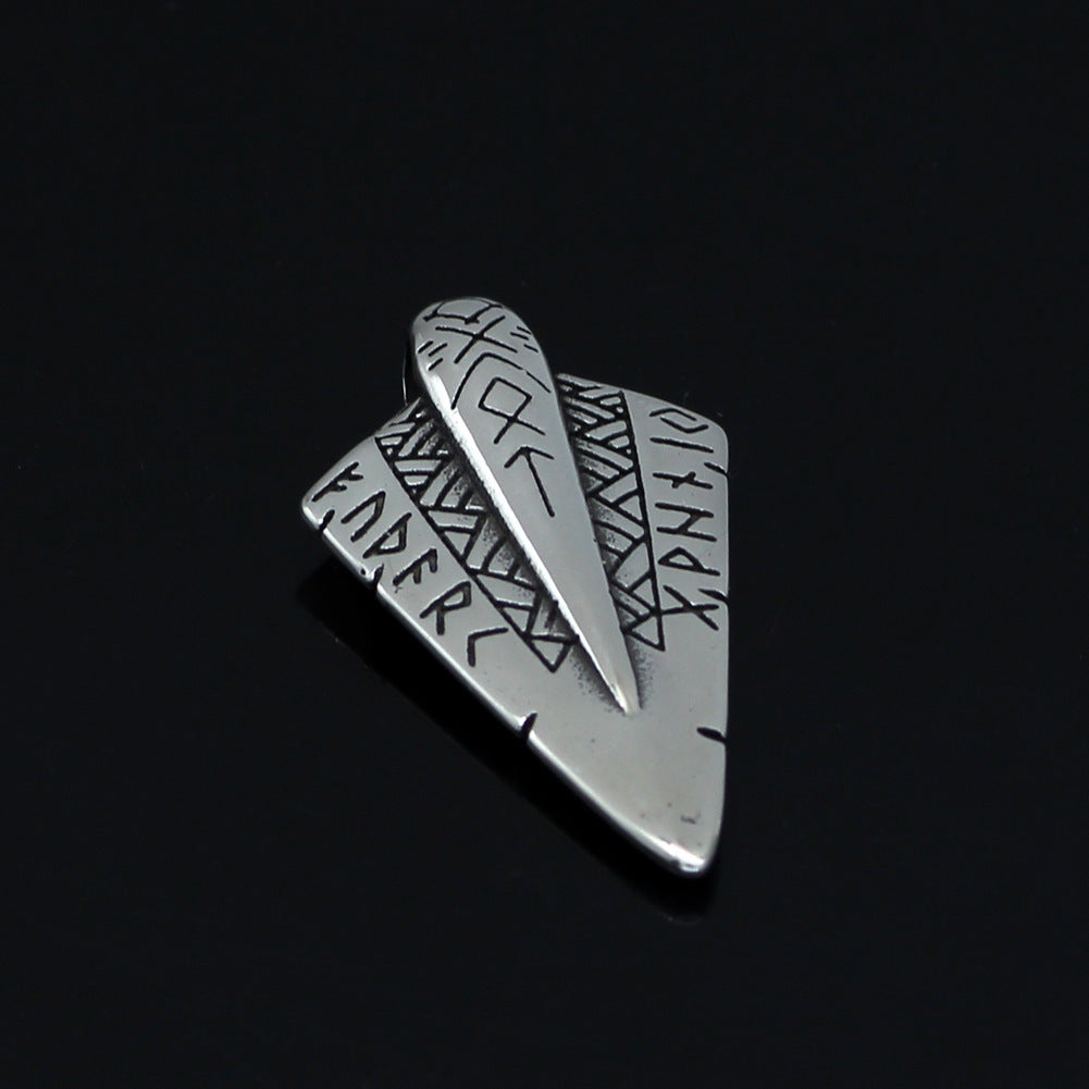 Arrow Double-sided Pendant Long Chain