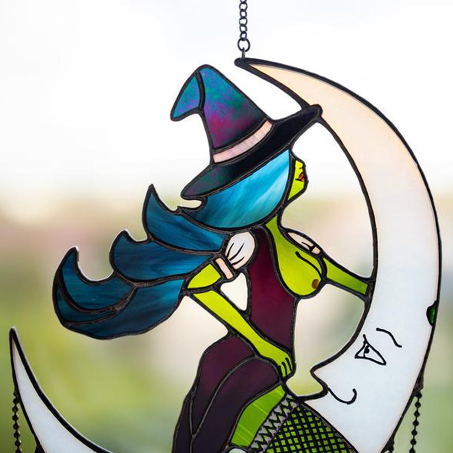 Naughty Witch Suncatcher