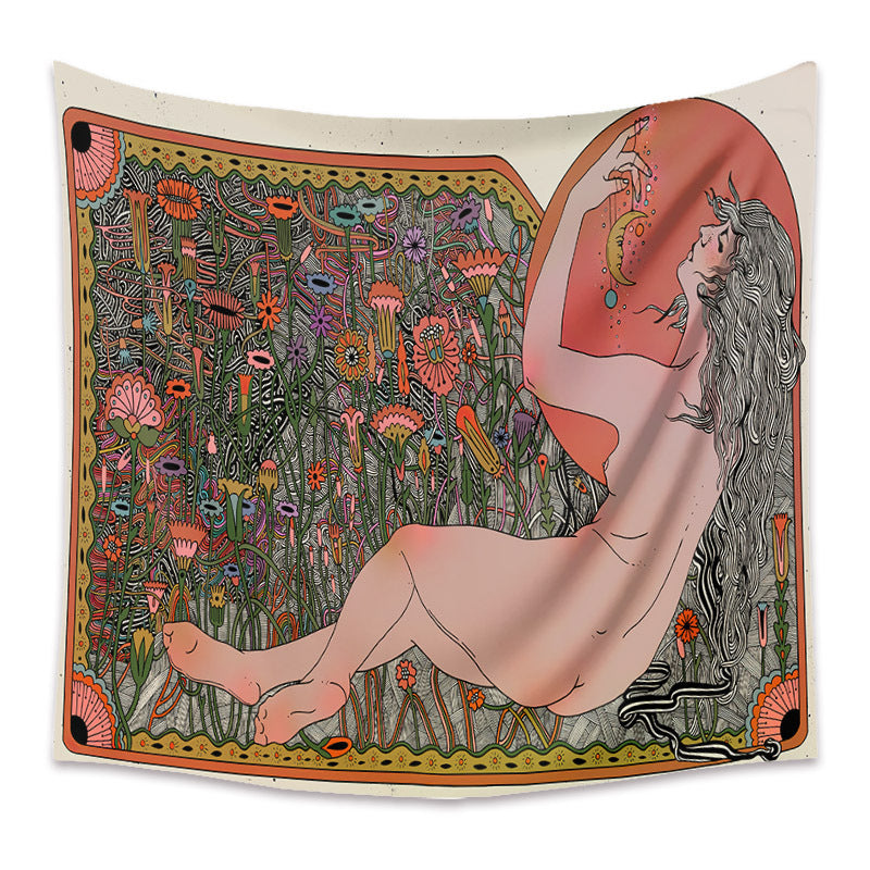 Decorative Boho Witch Tapestry