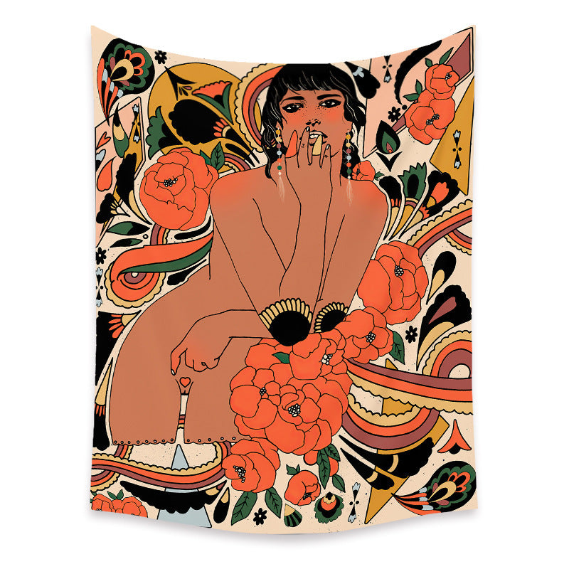 Decorative Boho Witch Tapestry