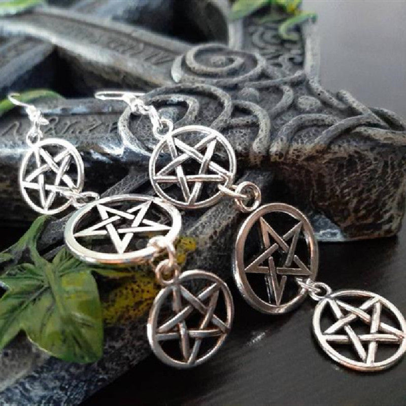 Pentacle Earrings
