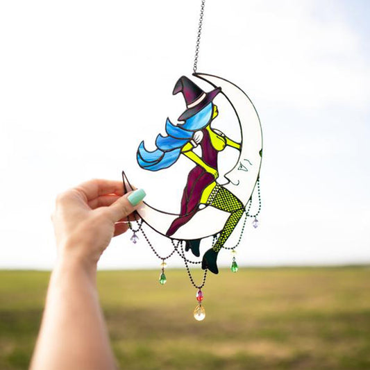 Naughty Witch Suncatcher