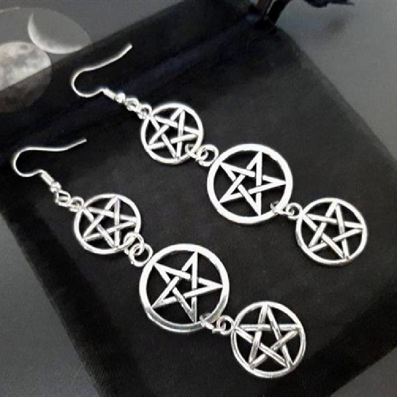 Pentacle Earrings