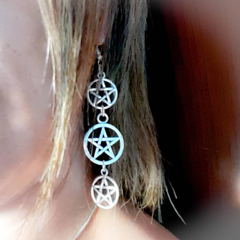 Pentacle Earrings