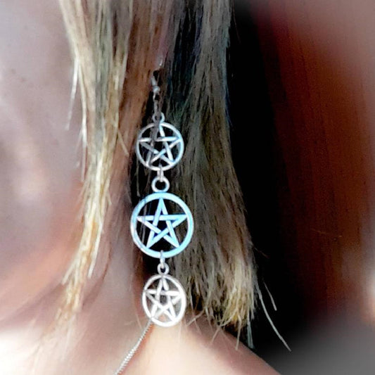 Pentacle Earrings