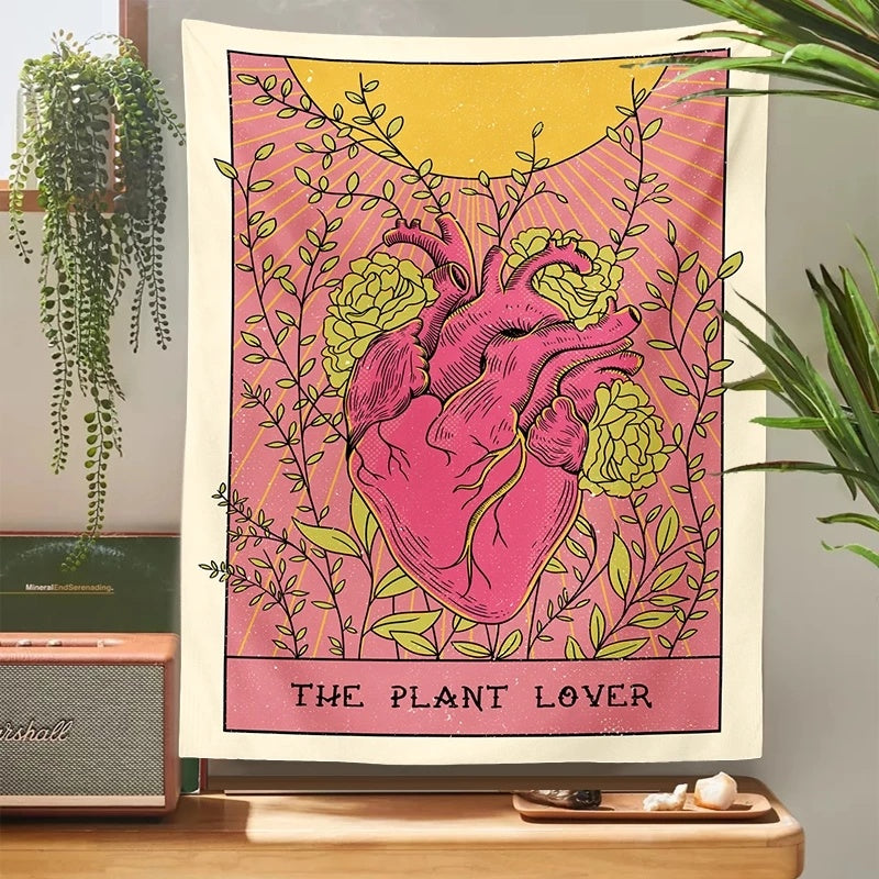 Bohemian Sun Heart Tapestry/Blanket
