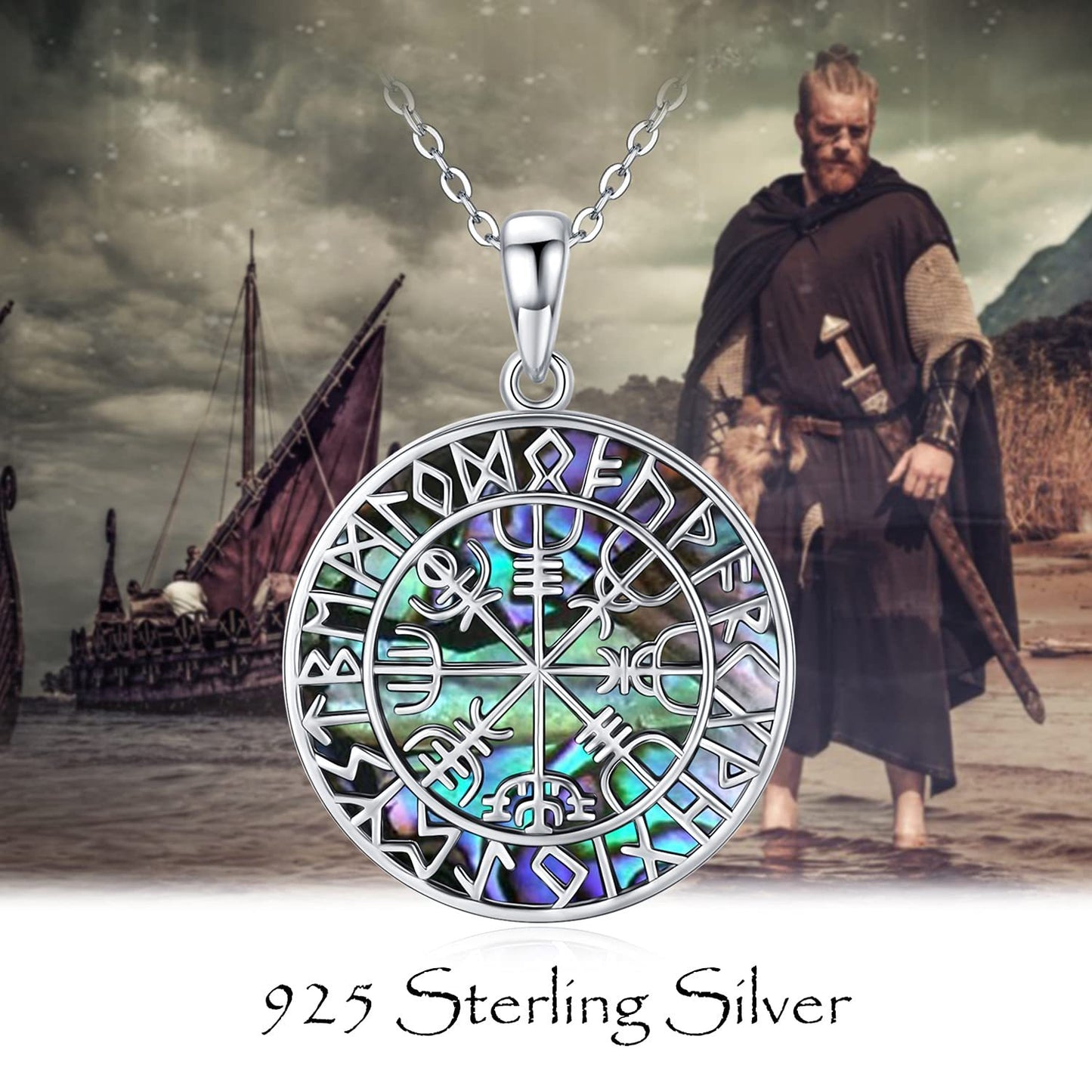 Viking Compass Necklace