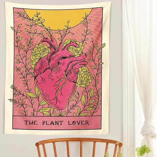 Bohemian Sun Heart Tapestry/Blanket