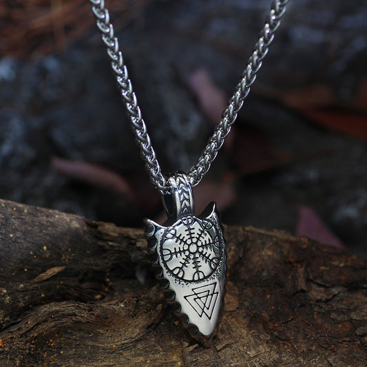 Helm of Awe Viking Necklace