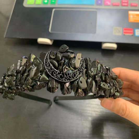 Black Obsidian Headband (3 options)
